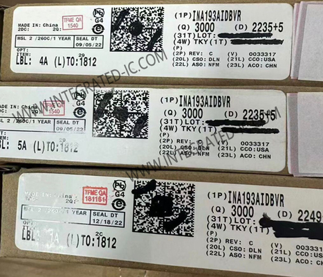 تراشه مدار مجتمع INA193AIDBVR تقویت کننده حسگر جریان سمت بالا 500 کیلوهرتز SOT-23-5