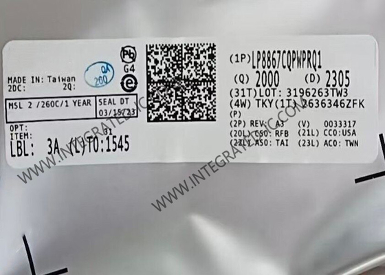 تراشه مدار یکپارچه LP8867CQPWPRQ1 120mA 4 کانال راننده خودرو LED