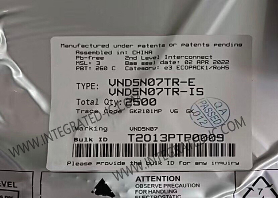 VND5N07TR چیپ مدار یکپارچه OMNIFET II ترانزیستورهای MOSFET قدرت کاملاً محافظت شده