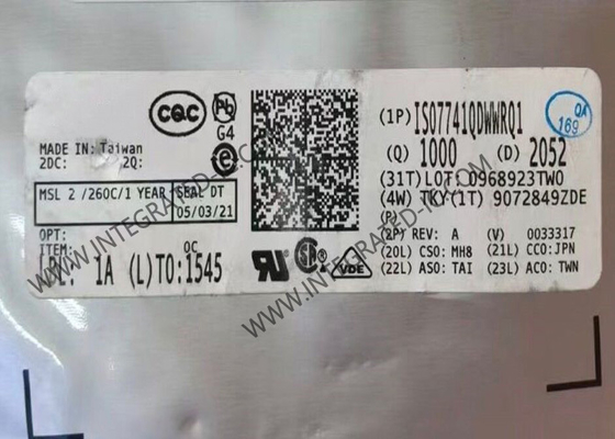 تراشه مدار یکپارچه ای ISO7741QDWWRQ1 5000Vrms 4 Channel Digital Isolator SOIC16