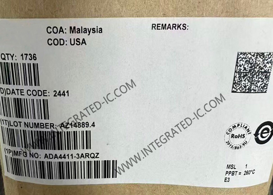 تراشه مدار مجتمع ADA4411-3ARQZ فیلتر و بافر ویدیویی سه‌گانه مجتمع