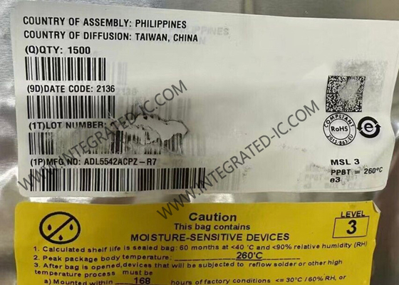 ADL5542ACPZ ماژول ارتباطات بی سیم تقویت کننده های RF 20dB Gain Block Linear Amplifier