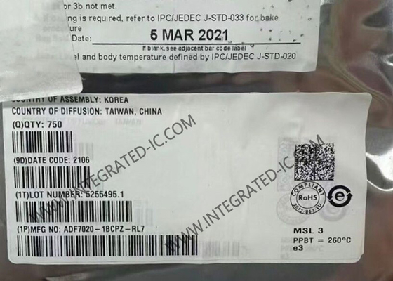 ADF7020-1BCPZ ماژول ارتباطات بی سیم 200kbps عملکرد بالا FSK/ASK IC گیرنده