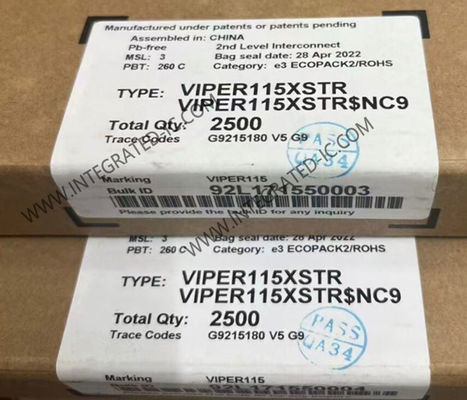 VIPER115XSTR چیپ مدار یکپارچه صرفه جویی در انرژی تبدیل ولتاژ بالا