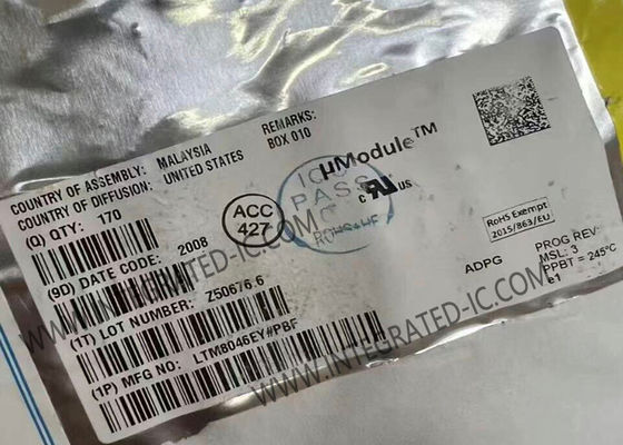 LTM8046EY تراشه مدار یکپارچه 550mA DC DC μModule Converter BGA51