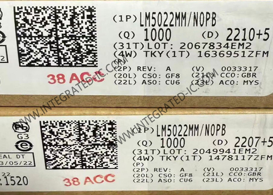 LM5022MM چیپ مدار یکپارچه کنترل کننده 60 ولت پایین برای تقویت و SEPIC