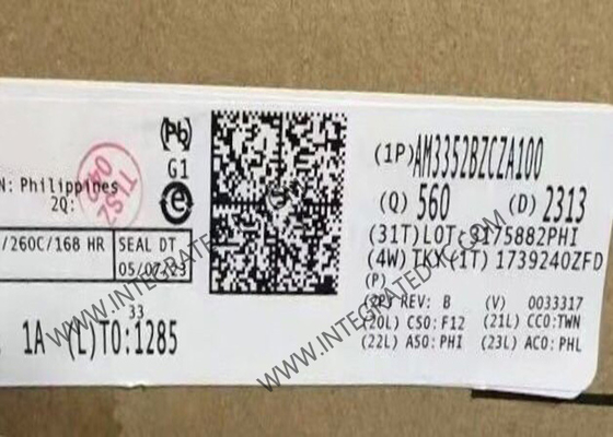 میکروکنترلر 800 مگاهرتز MCU AM3352BZCZA100 تراشه ریزپردازنده تراشه NFBGA324 آی سی تراشه
