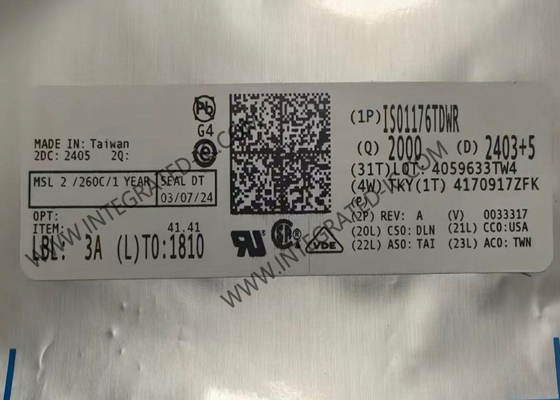 تراشه مدار یکپارچه ای ISO1176TDWR 2500Vrms گیرنده خط دیفرانسیل منزوی