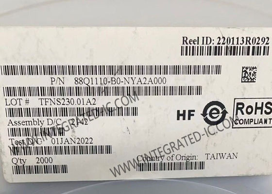 88Q1110-B0-NYA2A000 Ethernet IC 1.8V تا 3.3V Single Port اتریتن خودرو PHY