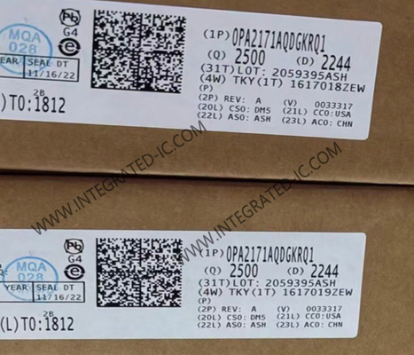 OPA2171AQDGKRQ1 چیپ مدار یکپارچه خودرو دوگانه 36V 3MHz تقویت کننده عملیاتی کم مصرف