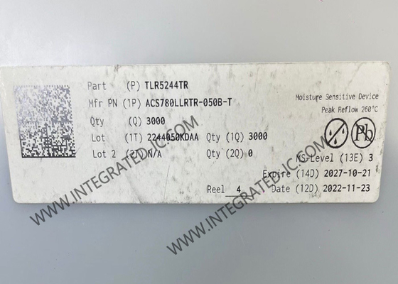 سنسور IC ACS780LLRTR-050B-T سنسور جریان با 200μΩ جریان رسانا