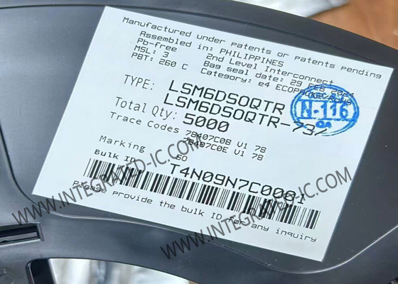 LSM6DSOQTR Sensor IC Inertial Measurement Units 6-Axis iNEMO 6DoF بسته LGA IMU