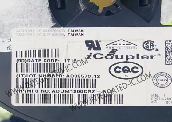 ADUM1200CRZ تراشه مدار یکپارچه 2500 Vrms دو کانال جداکننده های دیجیتال SOIC-8