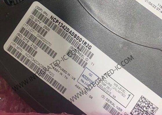 NCP1342DADBDD1R2G چیپ مدار یکپارچه کنترلر Flyback تقریباً رزونانت با تغییر Valley Lock-Out