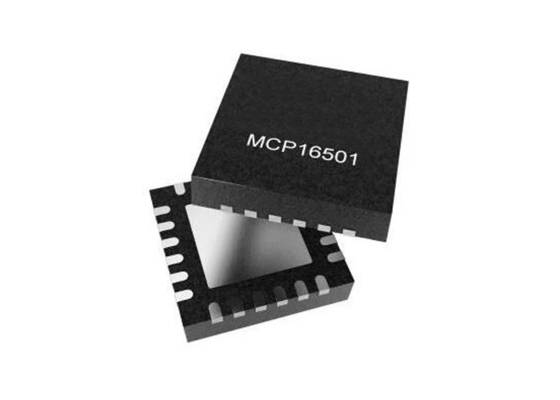 تراشه مدار مجتمع MCP16501TB-E/RMBVAO، آی سی مدیریت توان VQFN24، PMIC با دقت بالا