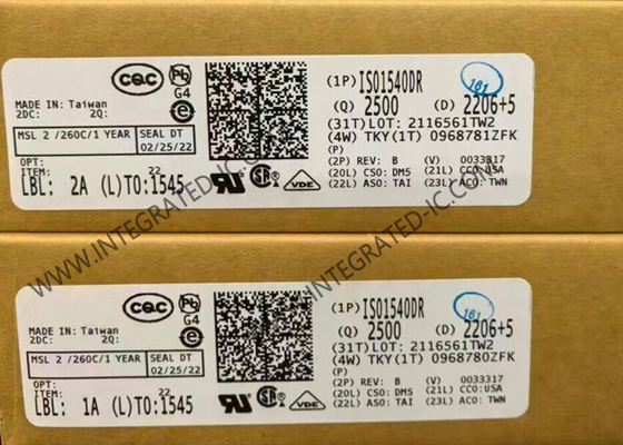 تراشه مدار مجتمع ISO1540DR، ایزولاتورهای I2C دو جهته با توان کم و ولتاژ 2500Vrms