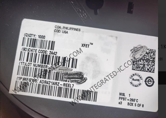 تراشه مدار مجتمع ADR421ARZ 2.5 ولت، مراجع ولتاژ XFET با نویز کم، SOIC8