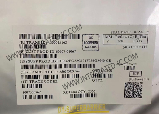 ماژول ارتباطات بی سیم EFR32FG22C121F256GM40-CR SoC بی سیم 2.4GHz