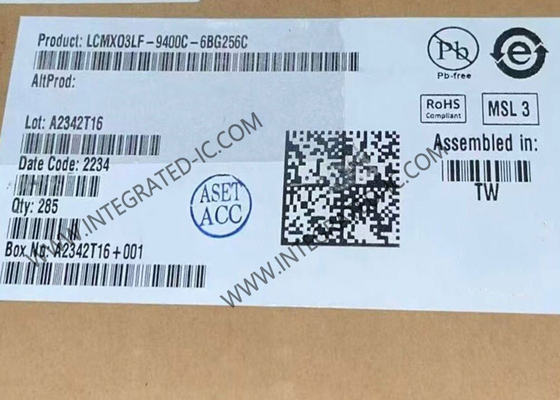 تراشه مدار مجتمع MachXO3 FPGA LCMXO3LF-9400C-6BG256C تراشه های مدار مجتمع 256-LFBGA آی سی
