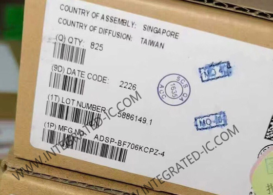 میکروکنترلر MCU ADSP-BF706KCPZ-4 400MHz پردازنده Blackfin Embedded LFCSP-88
