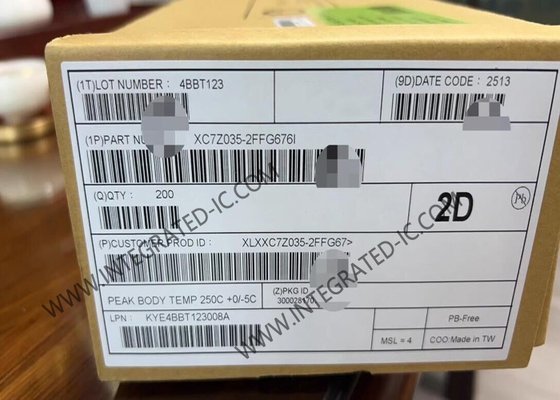 آرایه دروازه قابل برنامه ریزی میدان XC7Z035-2FFG676I Zynq-7000 Kintex-7 Dual ARM