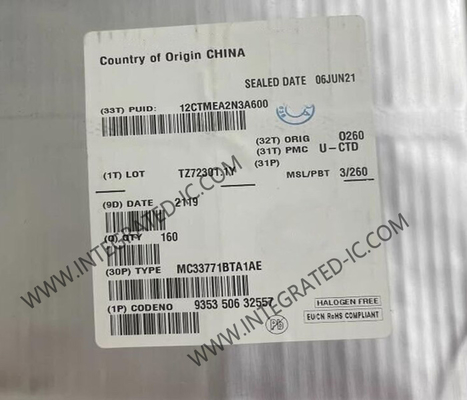 MC33771BTA1AE چیپ مدار یکپارچه IC کنترل کننده سلول باتری لیتیوم یون 14 کانال