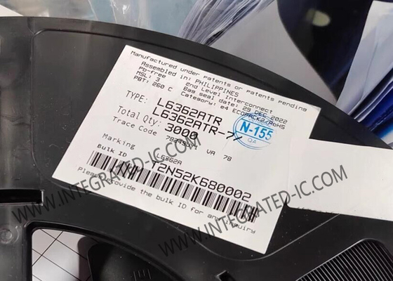 تراشه مدار مجتمع L6362ATR دستگاه فرستنده-گیرنده ارتباطی IO-Link IC VFDFPN12