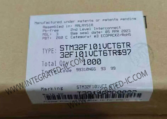 STM32F101VCT6TR میکروکنترلر MCU 32 بیتی 36MHz ARM Cortex-M3 STM32F1 میکروکنترلر 100-LQFP