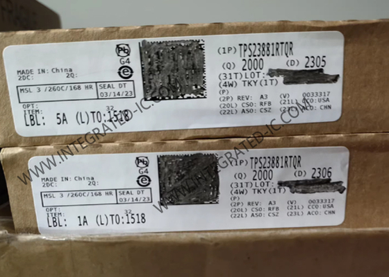 تراشه مدار یکپارچه TPS23881RTQR 8 کانال PoE 2 PSE کنترل کننده قدرت بر روی اترنت