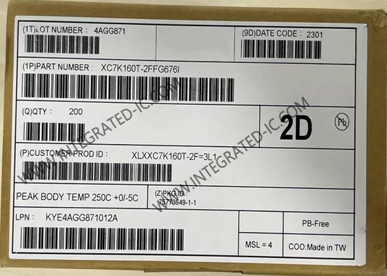 XC7K160T-2FFG676I 12.5 Gb Field Programmable Gate Array IC سطح نصب شده