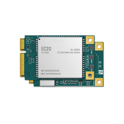 ماژول ارتباطی بی‌سیم EC20CEHCLG-MINIPCIE-C با دقت بالا، ماژول LTE Cat 4 با رابط Mini PCIe