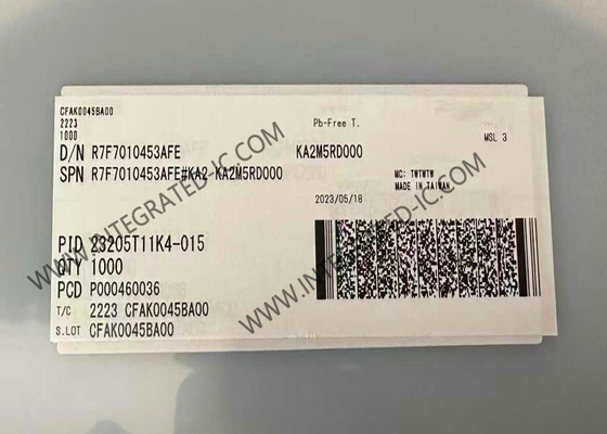 ریزکنترل‌گر R7F7010453AFE MCU RH850/F1 Series MCU LQFP100 ریزکنترل‌گرهای تعبیه‌شده