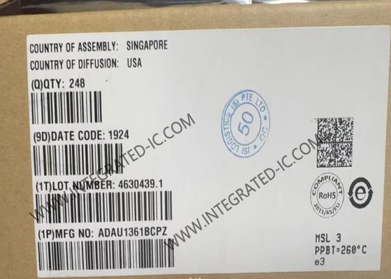 ADAU1361BCPZ Integrated Circuit Chip Stereo Low Power 96 kHz کدک صوتی 24 بیتی با PLL یکپارچه