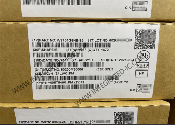 تراشه حافظه W9751G6NB-25، تراشه حافظه SDRAM DDR2 موازی 512 مگابیت