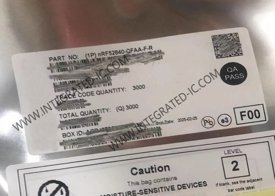 NRF52840-QFAA-F-R BT IC BT 5.3 SoC IEEE 802.15.4-2006 فرستنده 2.4 گيگاهرتز