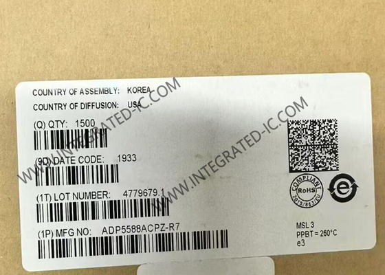 تراشه مدار مجتمع ADP5588ACPZ توسعه‌دهنده ورودی/خروجی موبایل 400 کیلوهرتز کنترل‌کننده صفحه‌کلید QWERTY