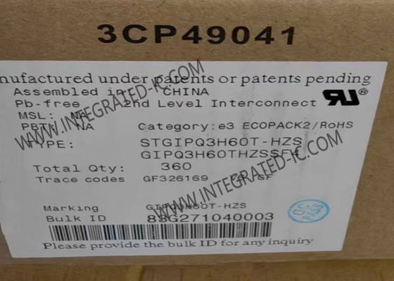 ماژول‌های IGBT خودرو STGIPQ3H60T-HZ، 3 آمپر، 600 ولت، پل اینورتر 3 فاز IGBT