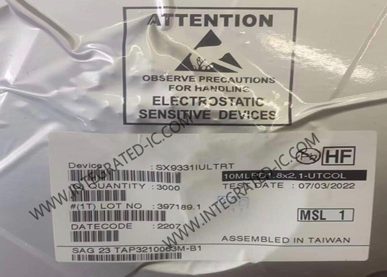 SX9331IULTRT Sensor IC عملکرد بالا سنسور ظرفیت 5 کانال کوچک