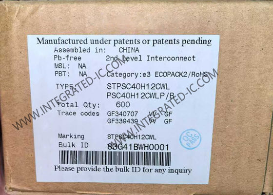 تراشه مدار مجتمع STPSC40H12CWL آرایه دیود 1 جفت کاتد مشترک سیلیکون کاربید شاتکی