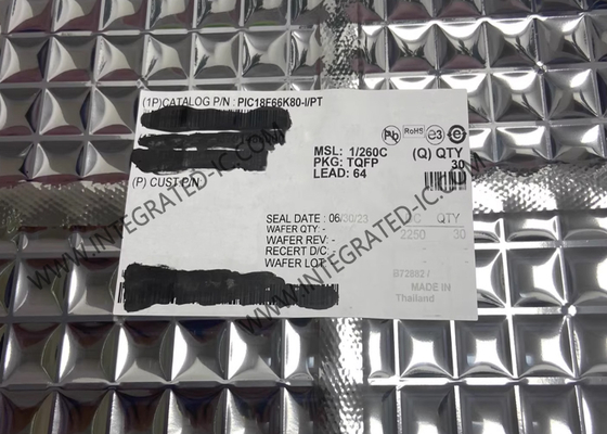 PIC18F66K80-I/PT میکروکنترلر MCU 64MHz IC میکروکنترلر 8 بیتی با عملکرد بالا