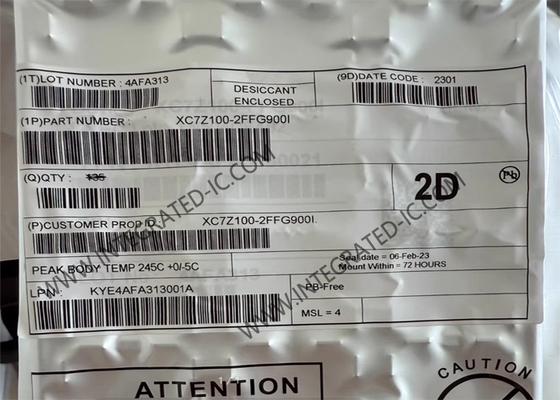 آرایه دروازه ای برنامه پذیر میدانی XC7Z100-2FFG900I​ SoC FPGA IC FBGA900 با کارایی بالا