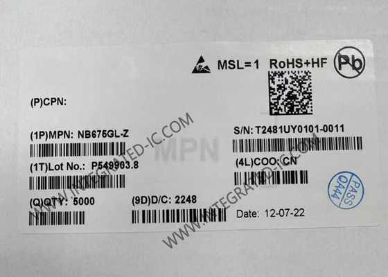 تراشه مدار مجتمع NB675GL 10A 24V COT مبدل باک همزمان QFN21