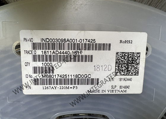 1267AY-220M=P3 تراشه مدار مجتمع سیم‌پیچ القاگر فریت 2.3A القاگرهای ثابت