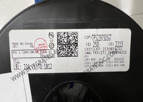 تراشه مدار مجتمع TPS22975DSGT سوئیچ های بار 6A 16mOhm IC سوئیچ قدرت WSON8