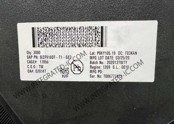 SIZF918DT-T1-GE3 تراشه مدار یکپارچه دو کانال N 30V MOSFET با دیود Schottky