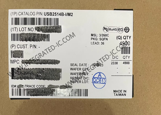 USB2514B-I/M2 چیپ مدار یکپارچه کم مصرف USB 2.0 کنترل کننده مرکز سرعت بالا