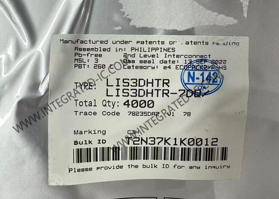 IC حسگر LIS3DHTR شتاب‌سنج سه محوره با عملکرد فوق‌العاده کم مصرف و بالا