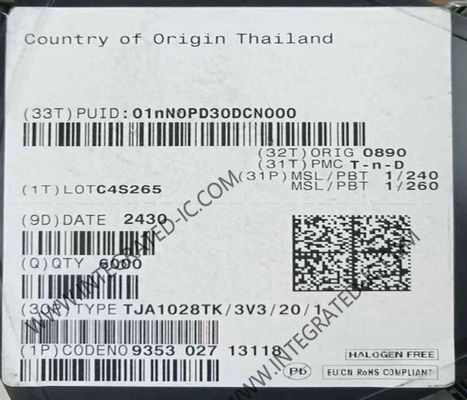 تراشه مدار مجتمع TJA1028TK، 45uA، تراشه پایه سیستم مینی LIN خودرو