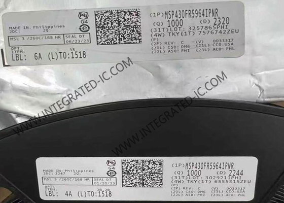 میکروکنترلر MCU MSP430FR5964IPNR 256KB FRAM میکروکنترلر 16 بیتی LQFP80