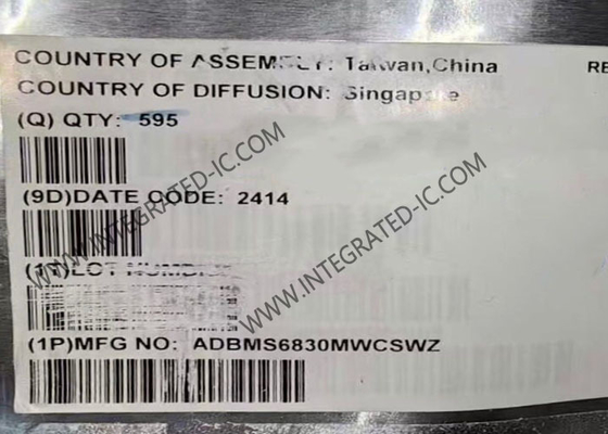 تراشه مدار یکپارچه ADBMS6830MWCSWZ مانیتور باتری چند سلولی 16 کانال